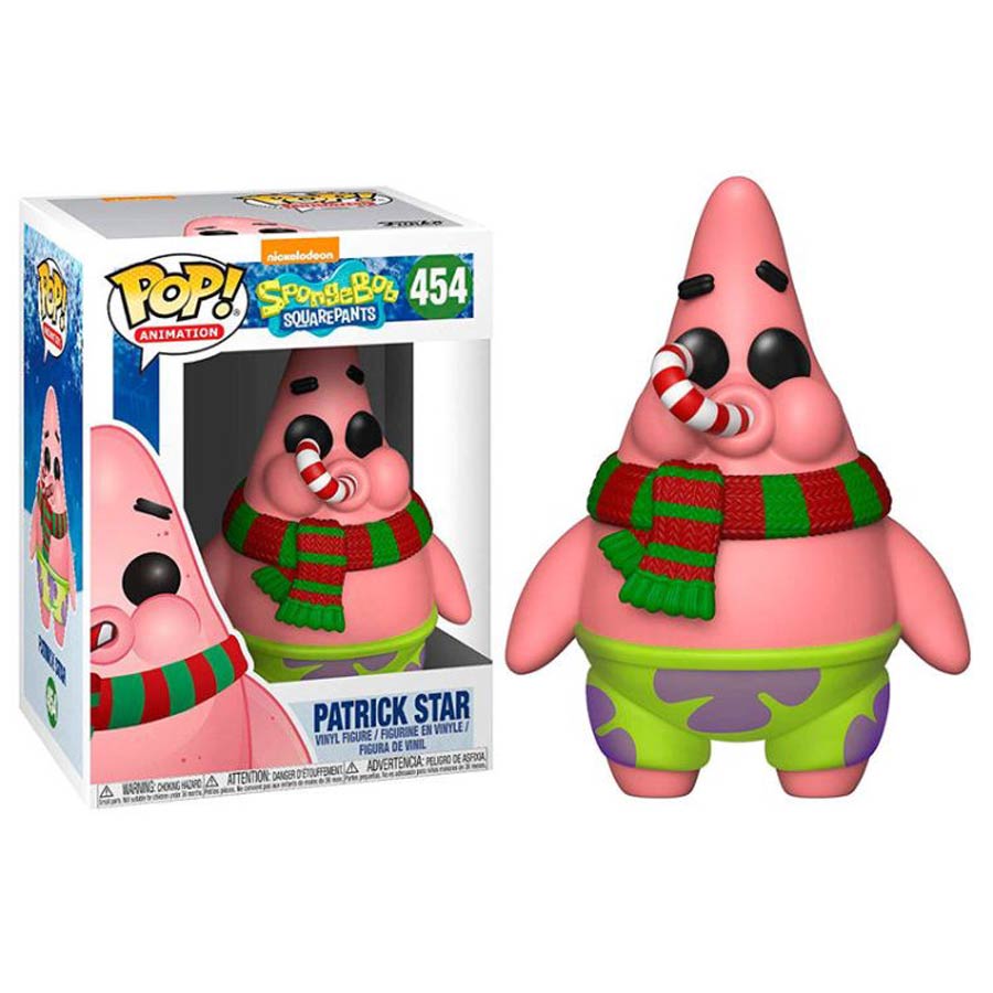 POP Animation 454 SpongeBob SquarePants Patrick Star Xmas Vinyl Figure