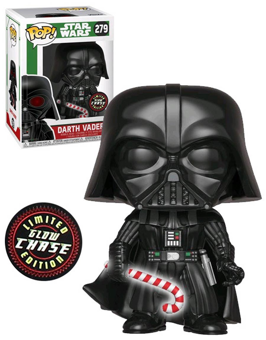 POP Star Wars 279 Holiday Darth Vader Chase Vinyl Bobble Head