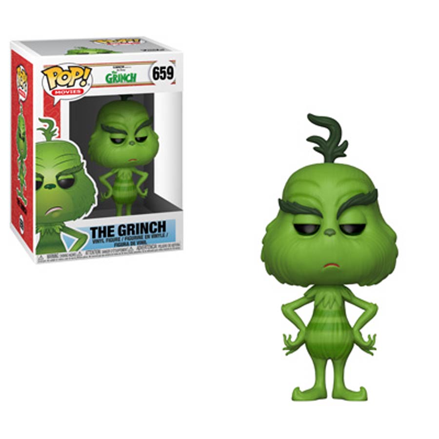 POP Movies 659 The Grinch Movie The Grinch Vinyl Figure