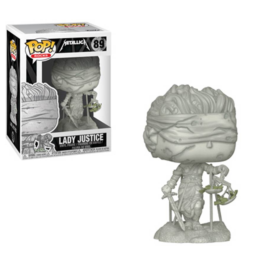 POP Rocks 89 Metallica Lady Justice Vinyl Figure
