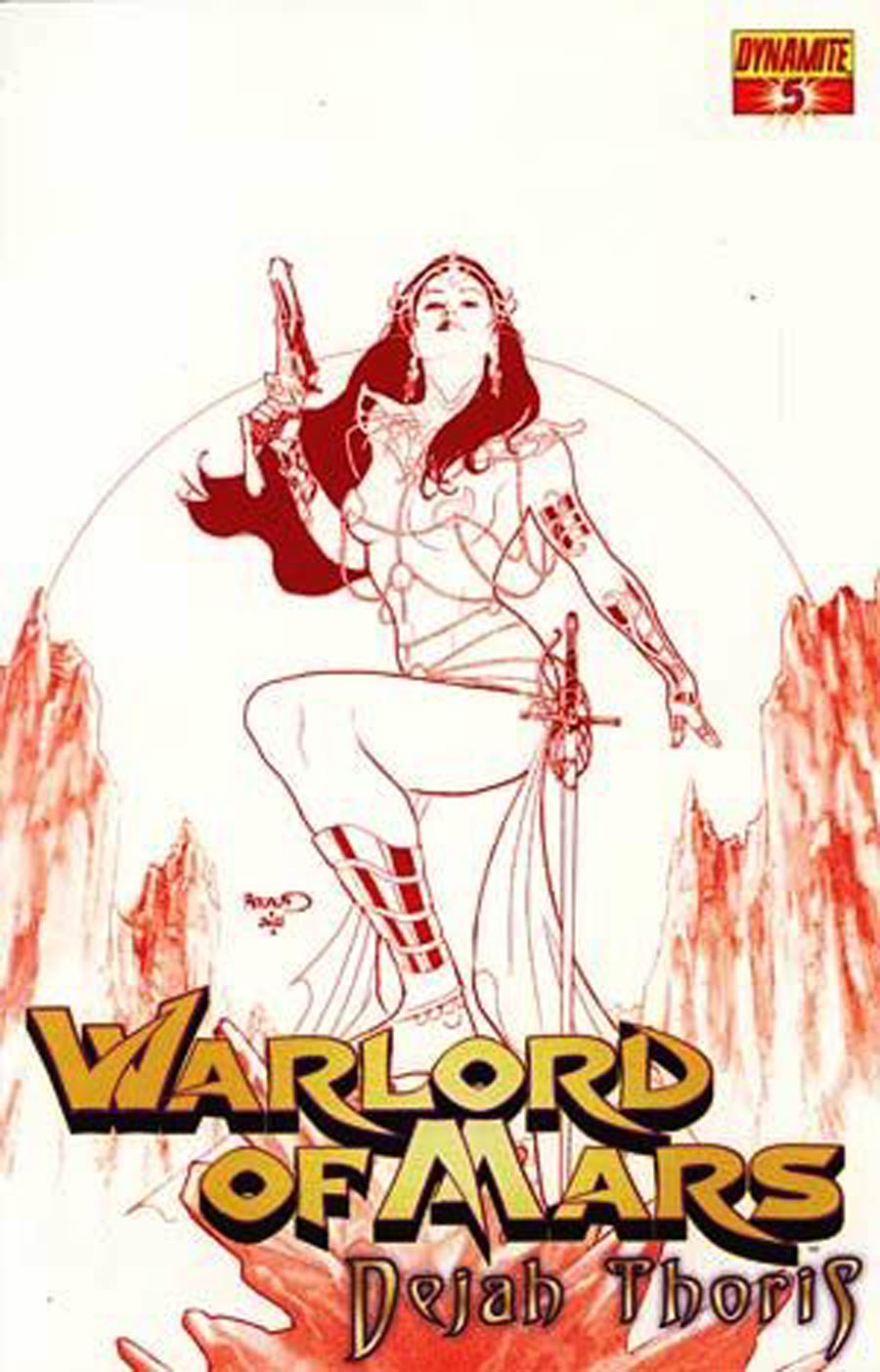Warlord Of Mars Dejah Thoris #5 Cover F Incentive Paul Renaud Martian Red Cover