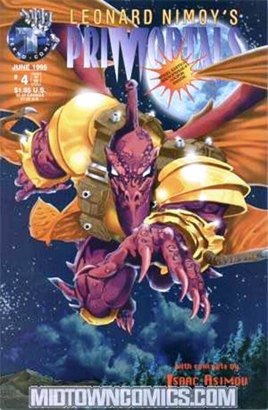 Leonard Nimoys Primortals #4 Cover B Without Coupon