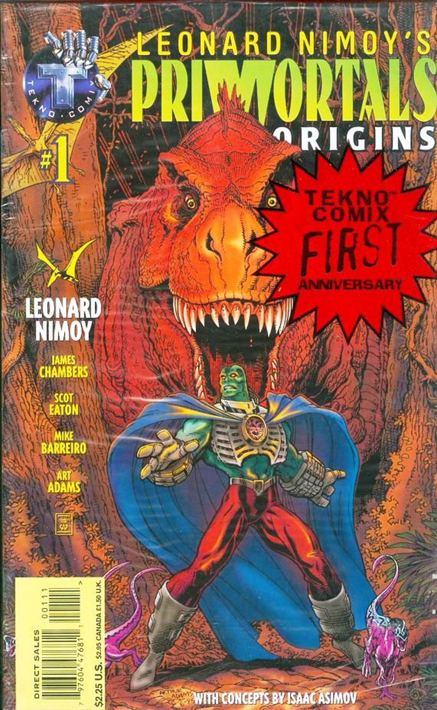 Leonard Nimoys Primortals Origins #1 Cover A Polybagged
