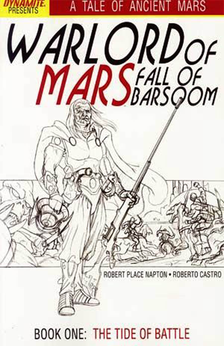 Warlord Of Mars Fall Of Barsoom #1 Cover C Incentive Joe Jusko Sketch Cover