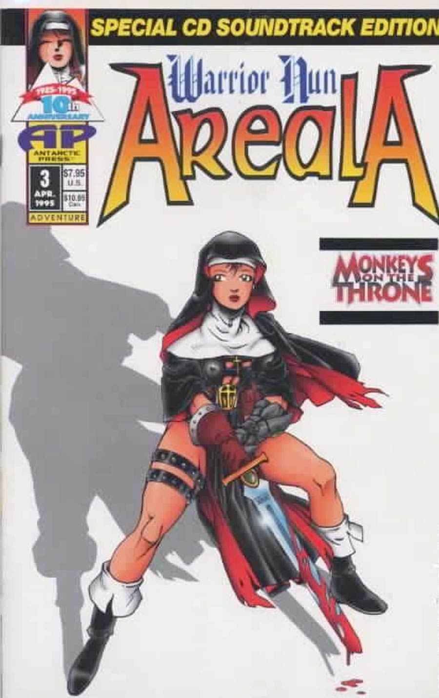 Warrior Nun Areala #3 Cover C Special CD Soundtrack Edition With CD
