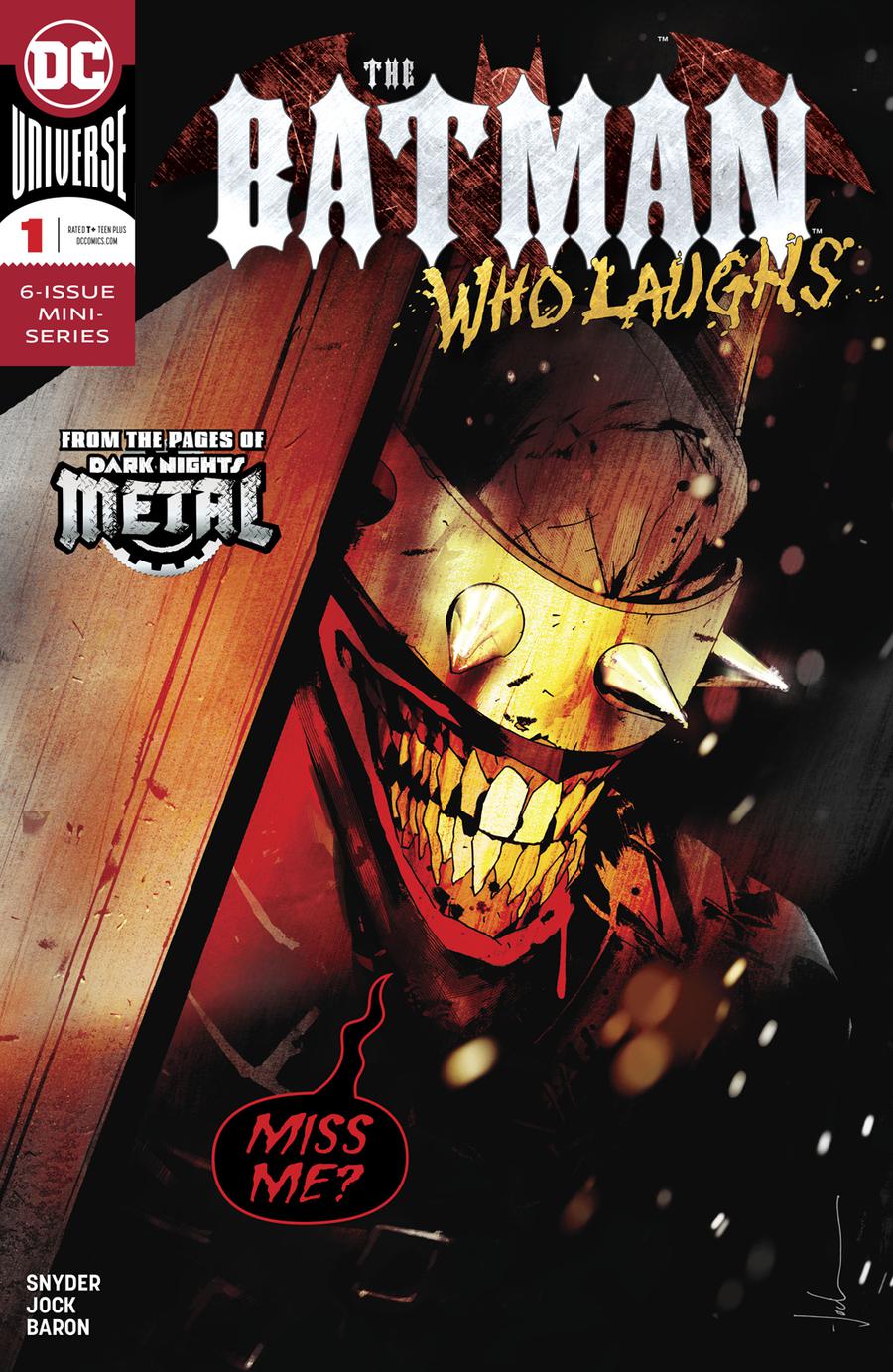 Batman Who Laughs #1 Cover A 1st Ptg Regular Jock Cover