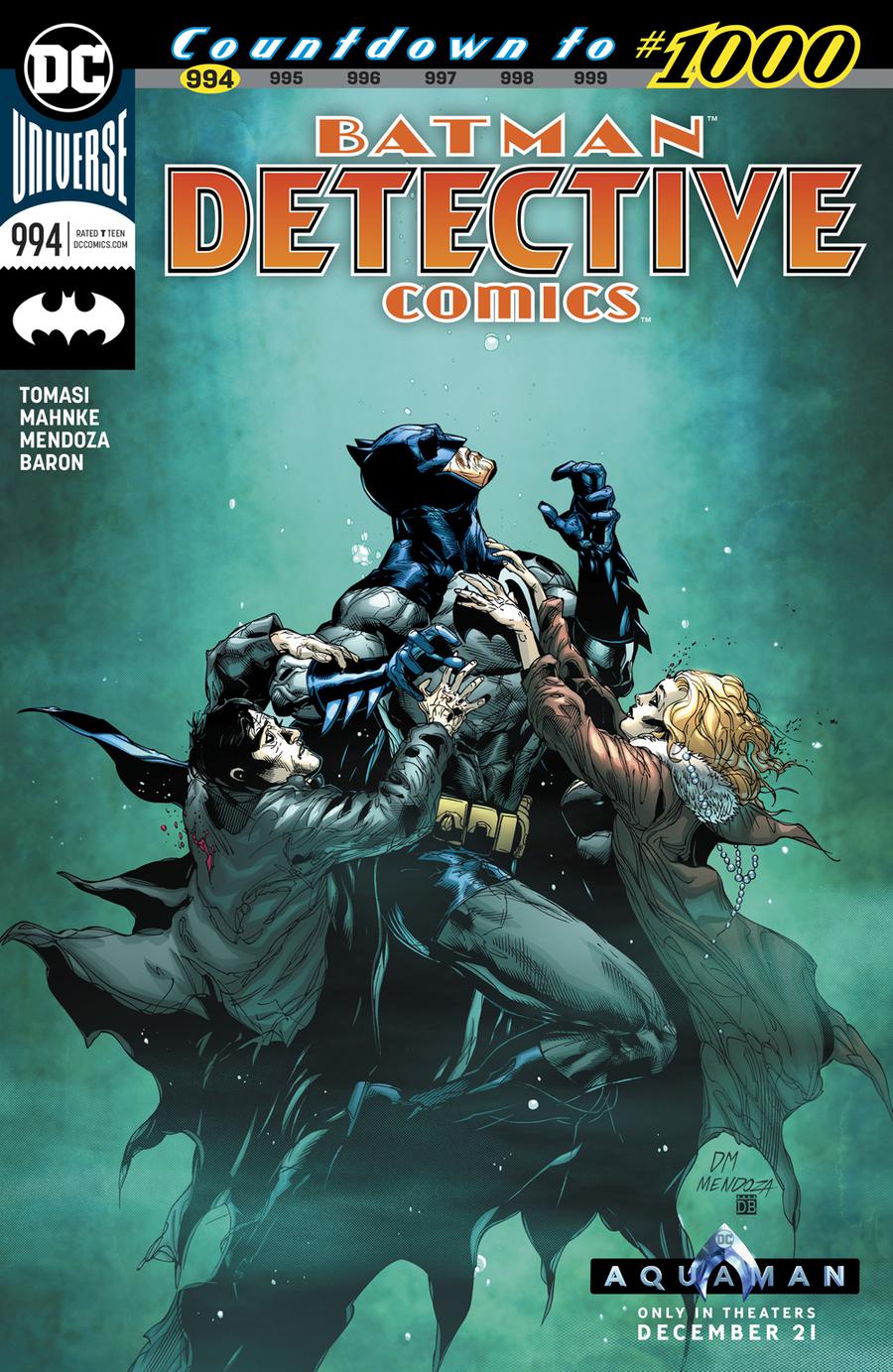 Detective Comics Vol 2 #994 Cover A 1st Ptg Regular Doug Mahnke & Jaime Mendoza Cover