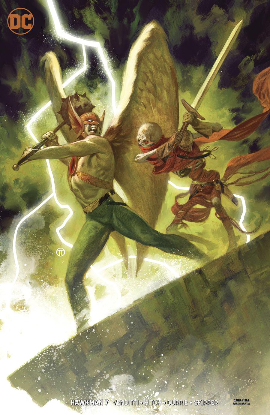 Hawkman Vol 5 #7 Cover B Variant Julian Totino Tedesco Cover