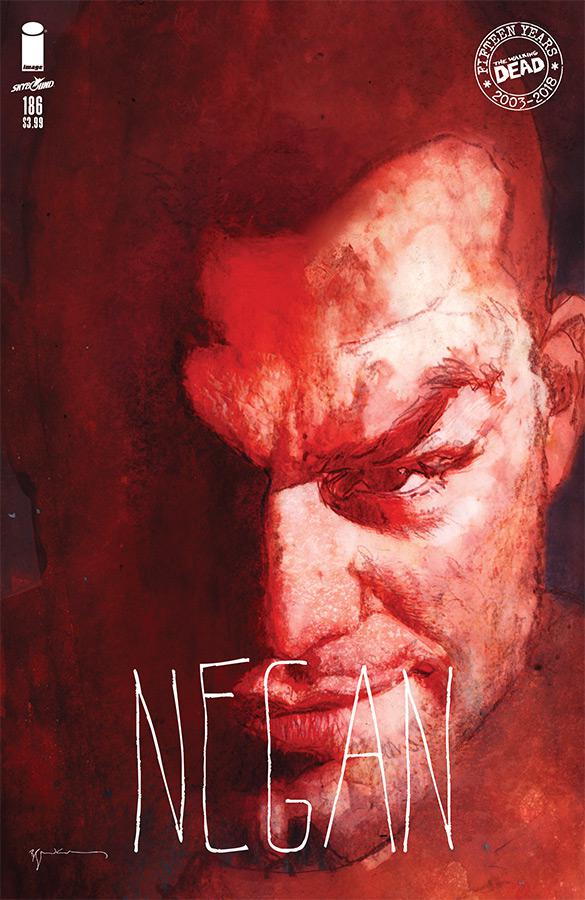 Walking Dead #186 Cover B Variant Bill Sienkiewicz 15th Anniversary Cover