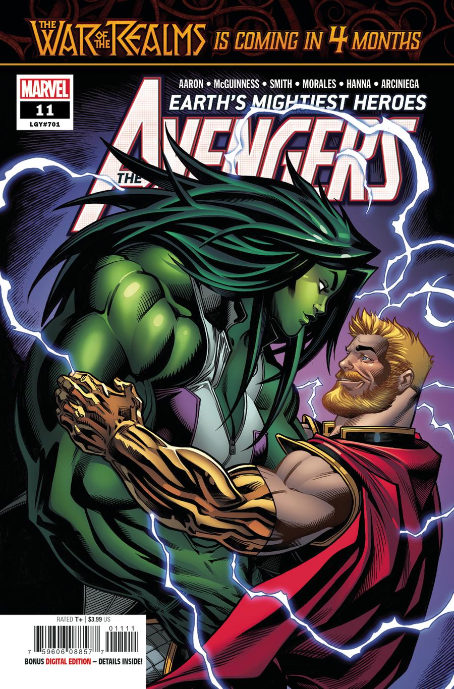 Avengers Vol 7 #11 Cover A 1st Ptg Regular Ed McGuinness Cover