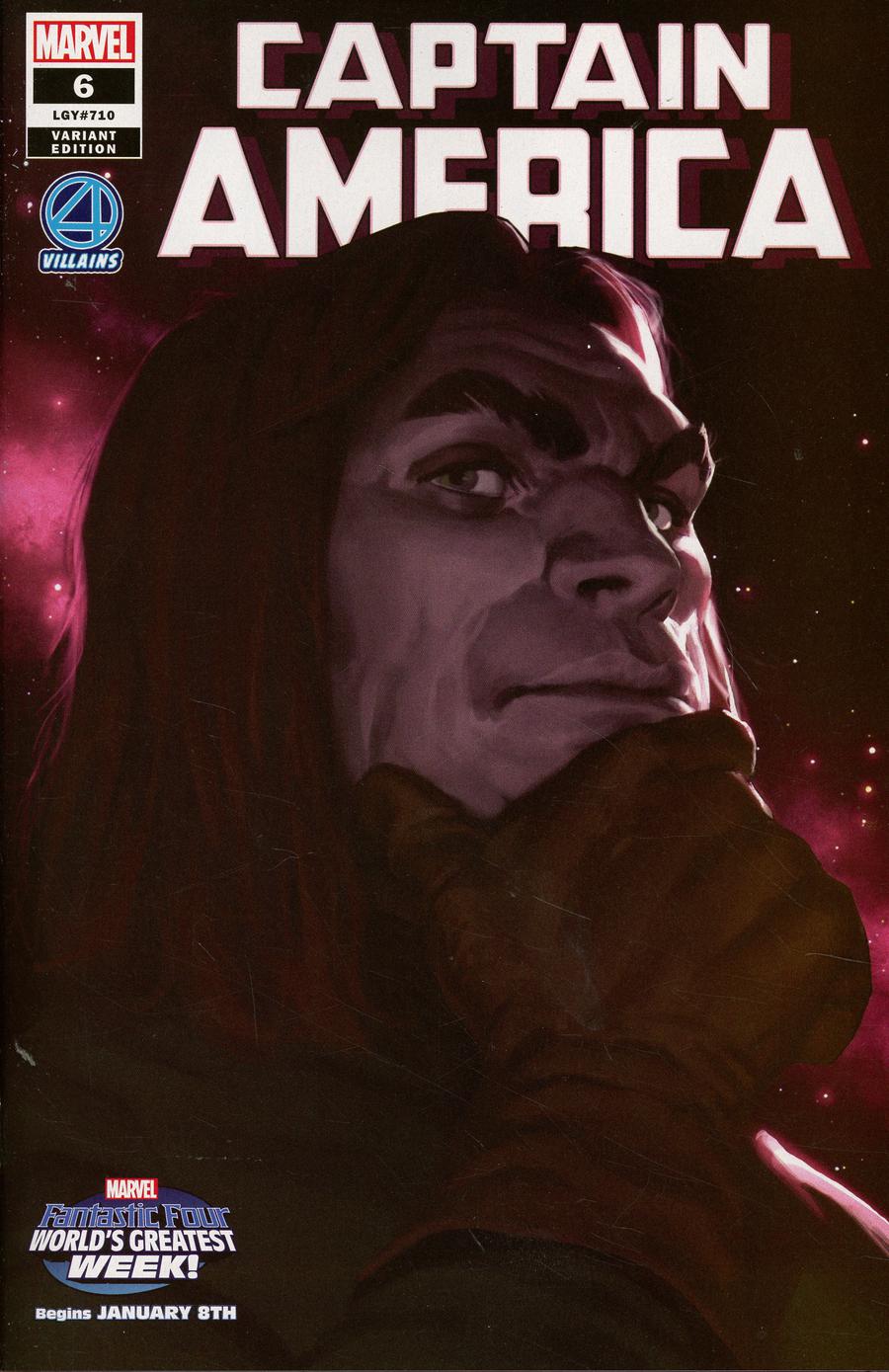 Captain America Vol 9 #6 Cover B Variant Marko Djurdjevic Fantastic Four Villains Cover