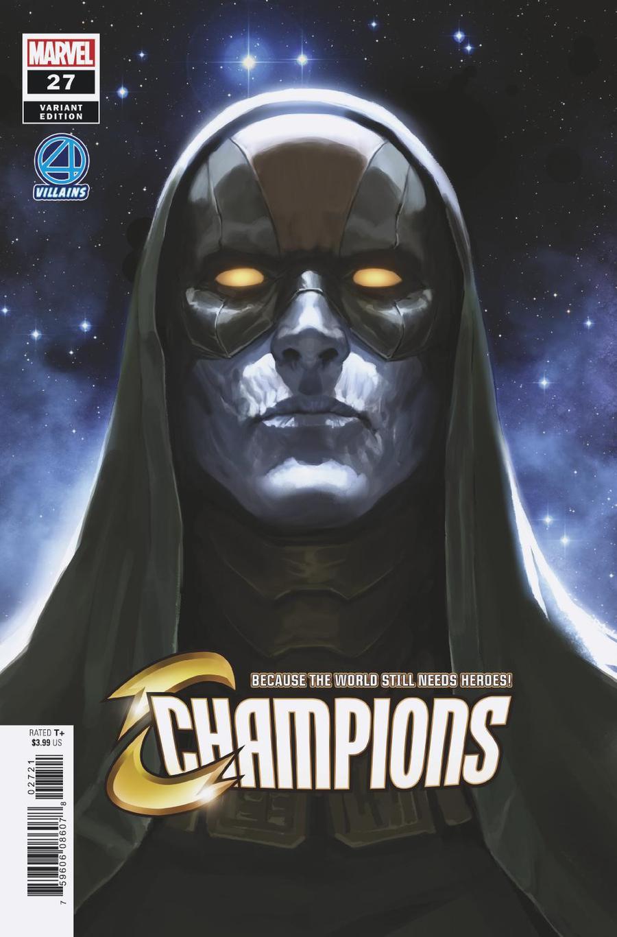 Champions (Marvel) Vol 2 #27 Cover B Variant Marko Djurdjevic Fantastic Four Villains Cover