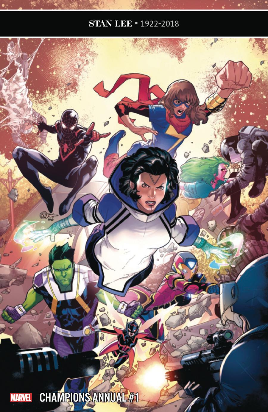 Champions (Marvel) Vol 2 Annual #1 Cover A Regular Sean Izaakse Cover