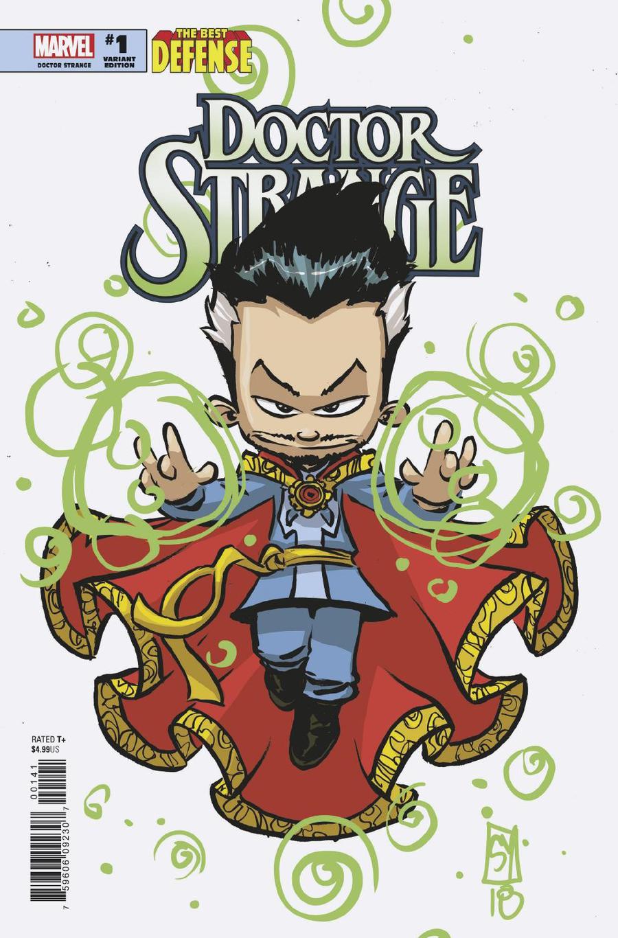 Defenders Doctor Strange #1 Cover B Variant Skottie Young Baby Cover (Best Defense Part 3)