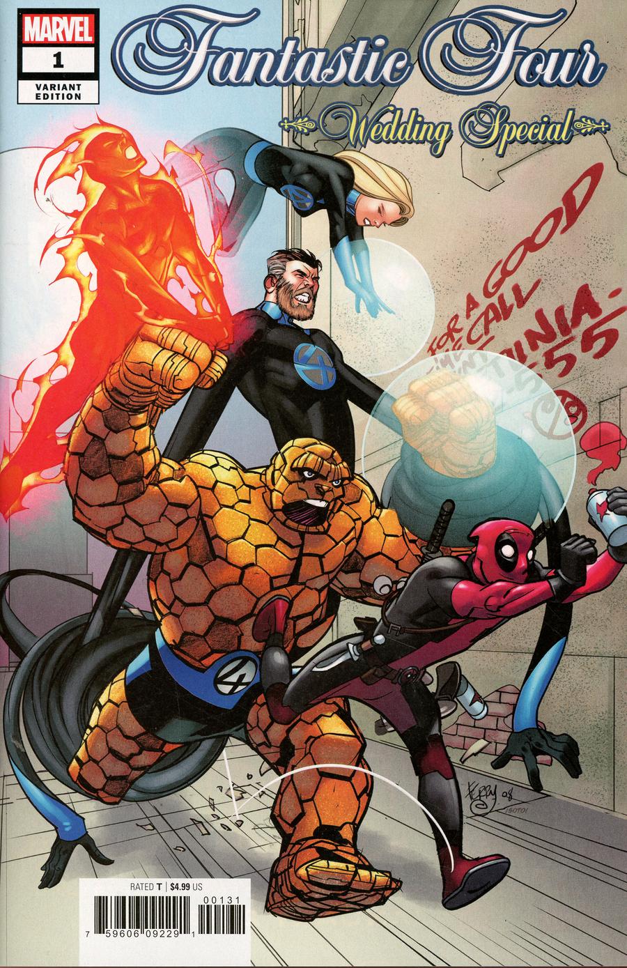 Fantastic Four Wedding Special #1 Cover B Variant Pasqual Ferry Cover