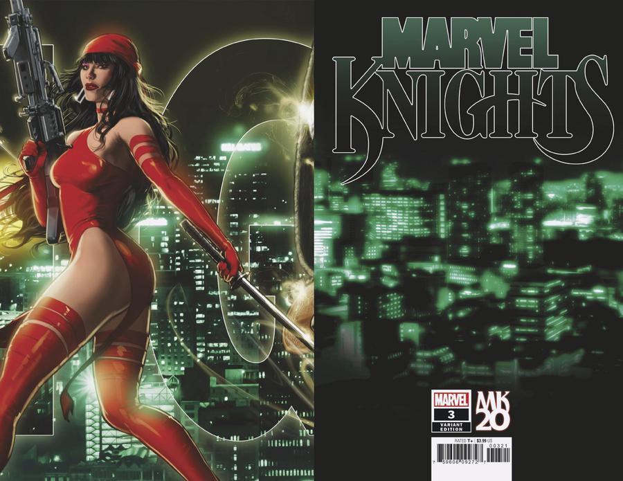 Marvel Knights 20th #3 Cover B Variant Kaare Andrews Connecting Cover