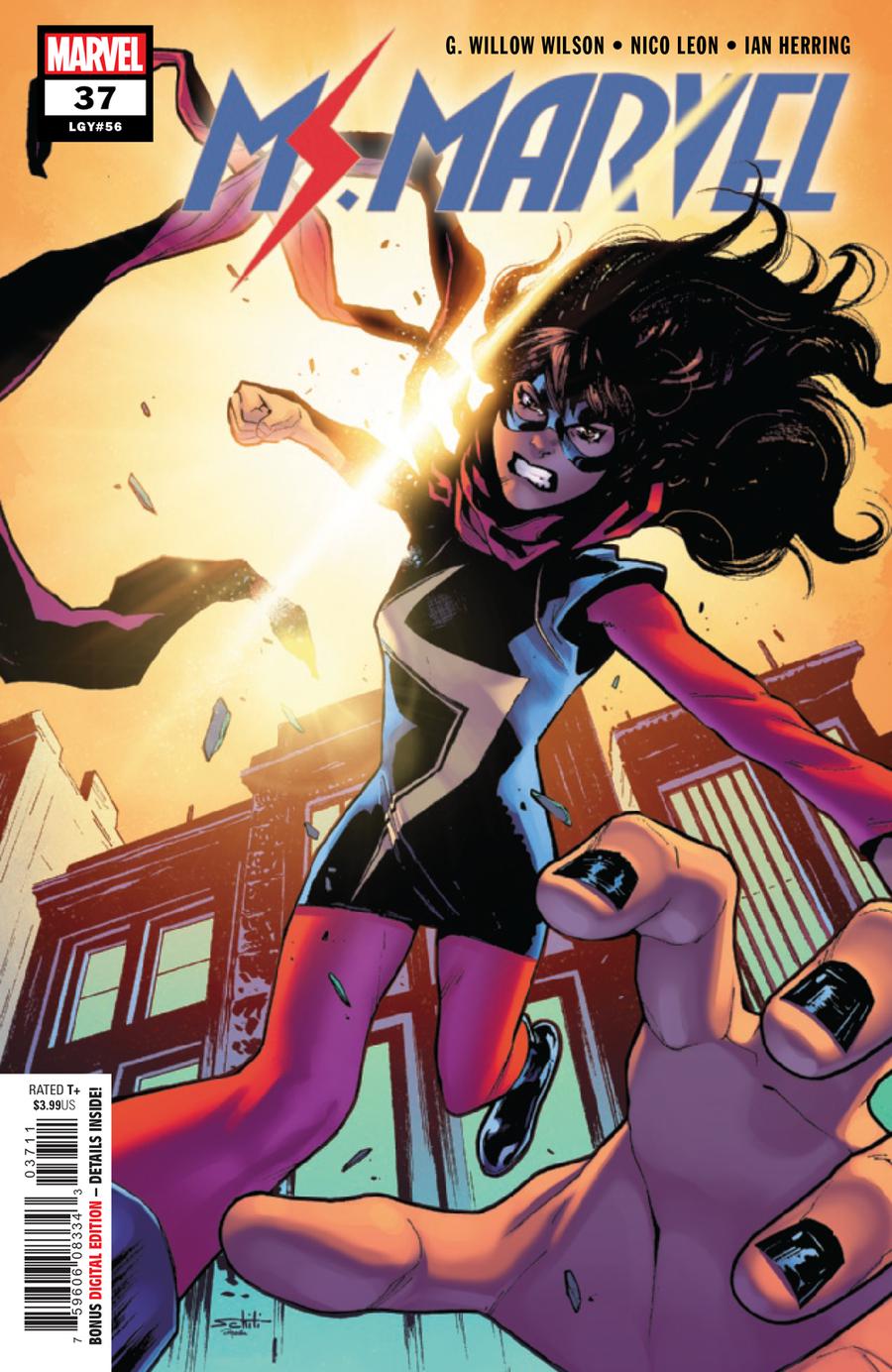 Ms Marvel Vol 4 #37 Cover A Regular Valerio Schiti Cover