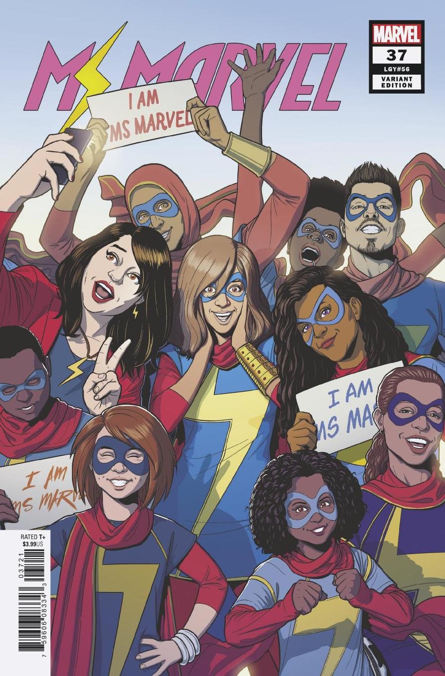 Ms Marvel Vol 4 #37 Cover B Variant Jamie McKelvie Cover