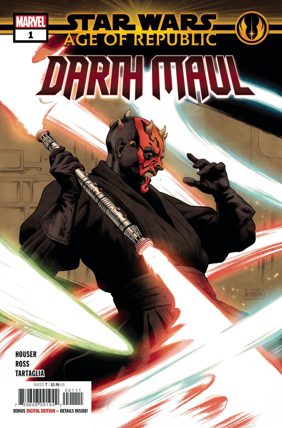 Star Wars Age Of Republic Darth Maul #1 Cover A Regular Paolo Rivera Cover