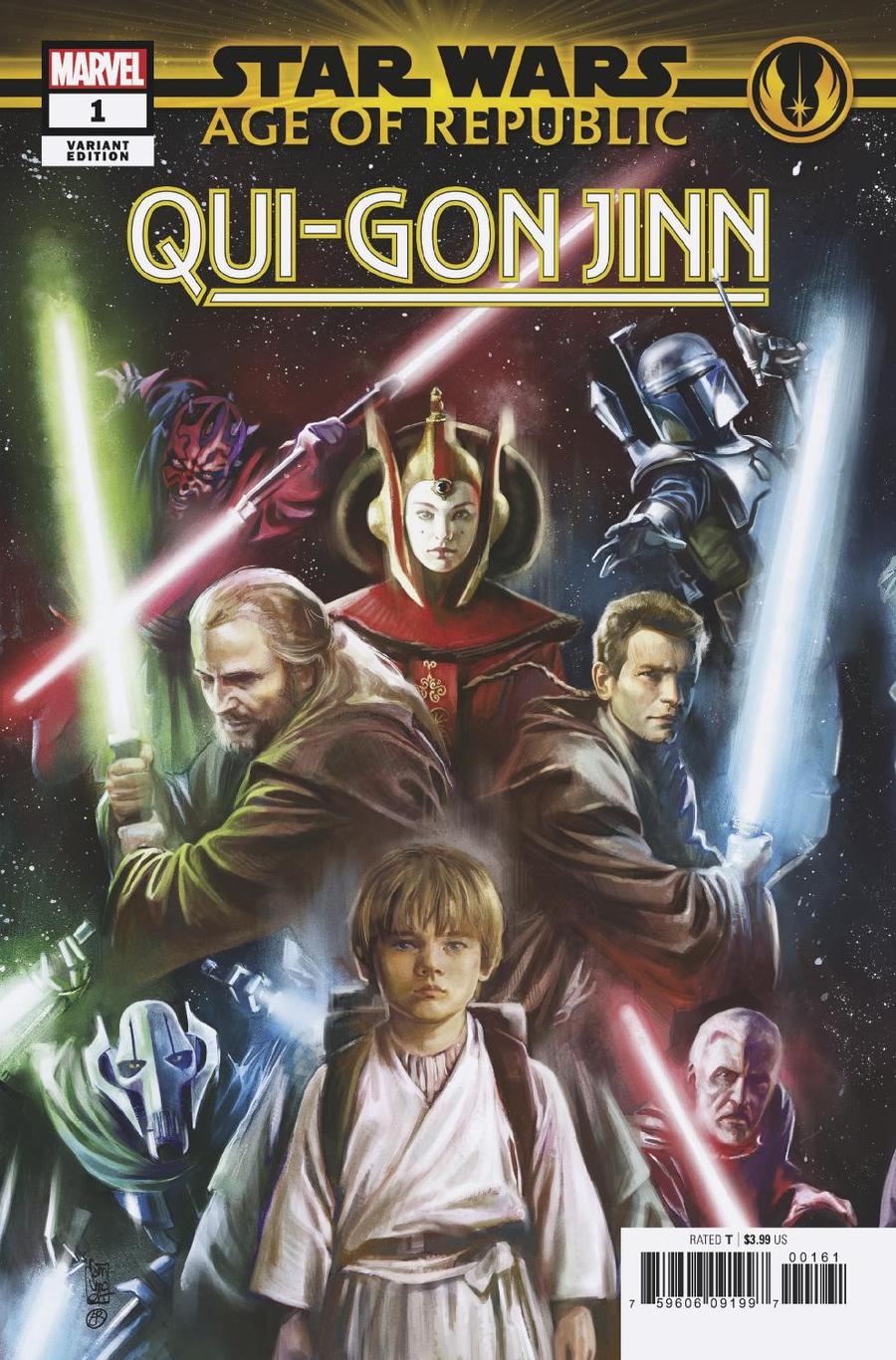 Star Wars Age Of Republic Qui-Gon Jinn #1 Cover D Variant Giuseppe Camuncoli & Elia Bonetti Promo Cover