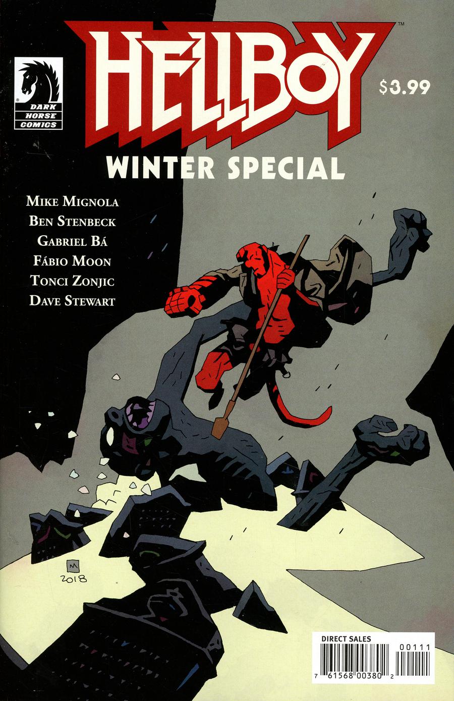 Hellboy Winter Special 2018 Cover A Regular Mike Mignola Cover