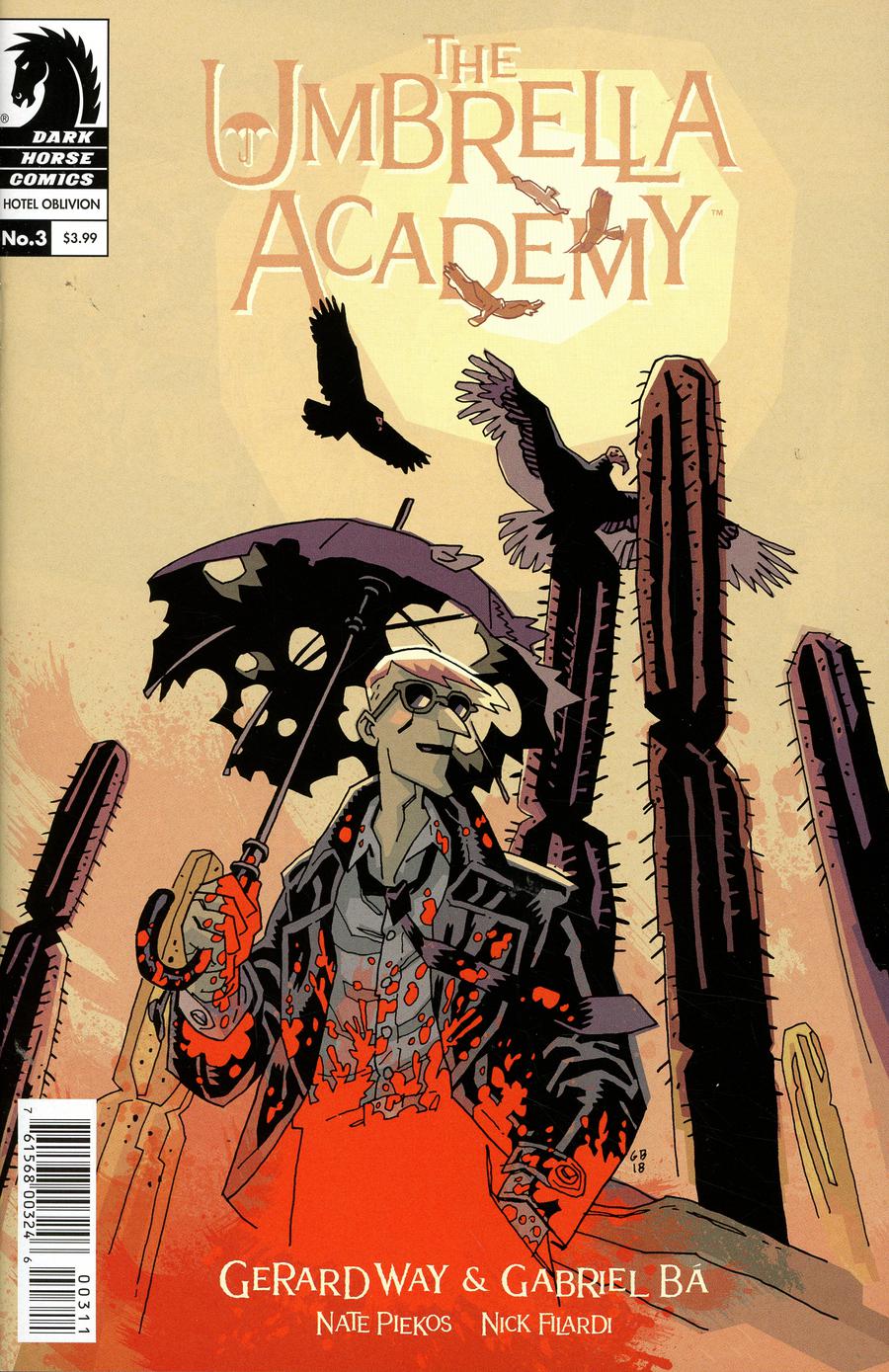 Umbrella Academy Hotel Oblivion #3 Cover A Regular Gabriel Ba Cover