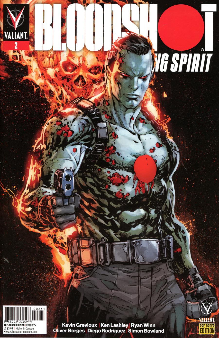 Bloodshot Rising Spirit #2 Cover C Variant Ken Lashley Cover