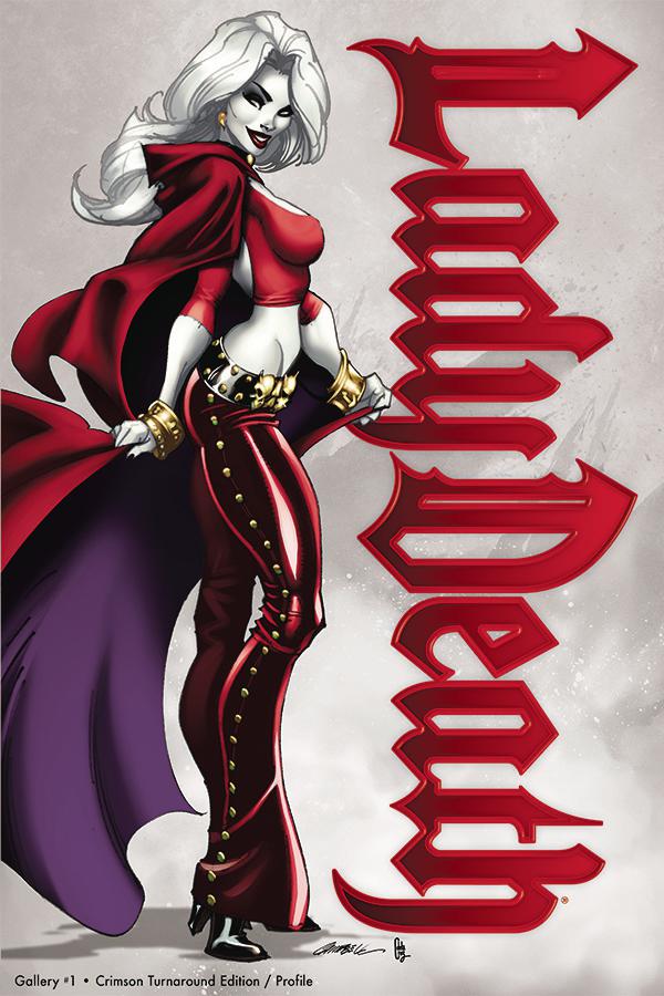 Lady Death Gallery Crimson Turnaround Edition #1 Cover B Variant Profile Cover
