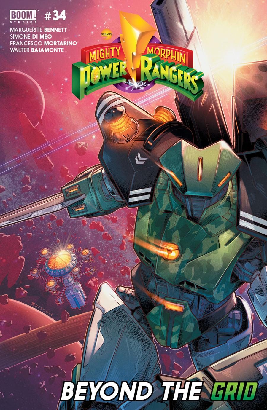 Mighty Morphin Power Rangers (BOOM Studios) #34 Cover A Regular Jamal Campbell Cover