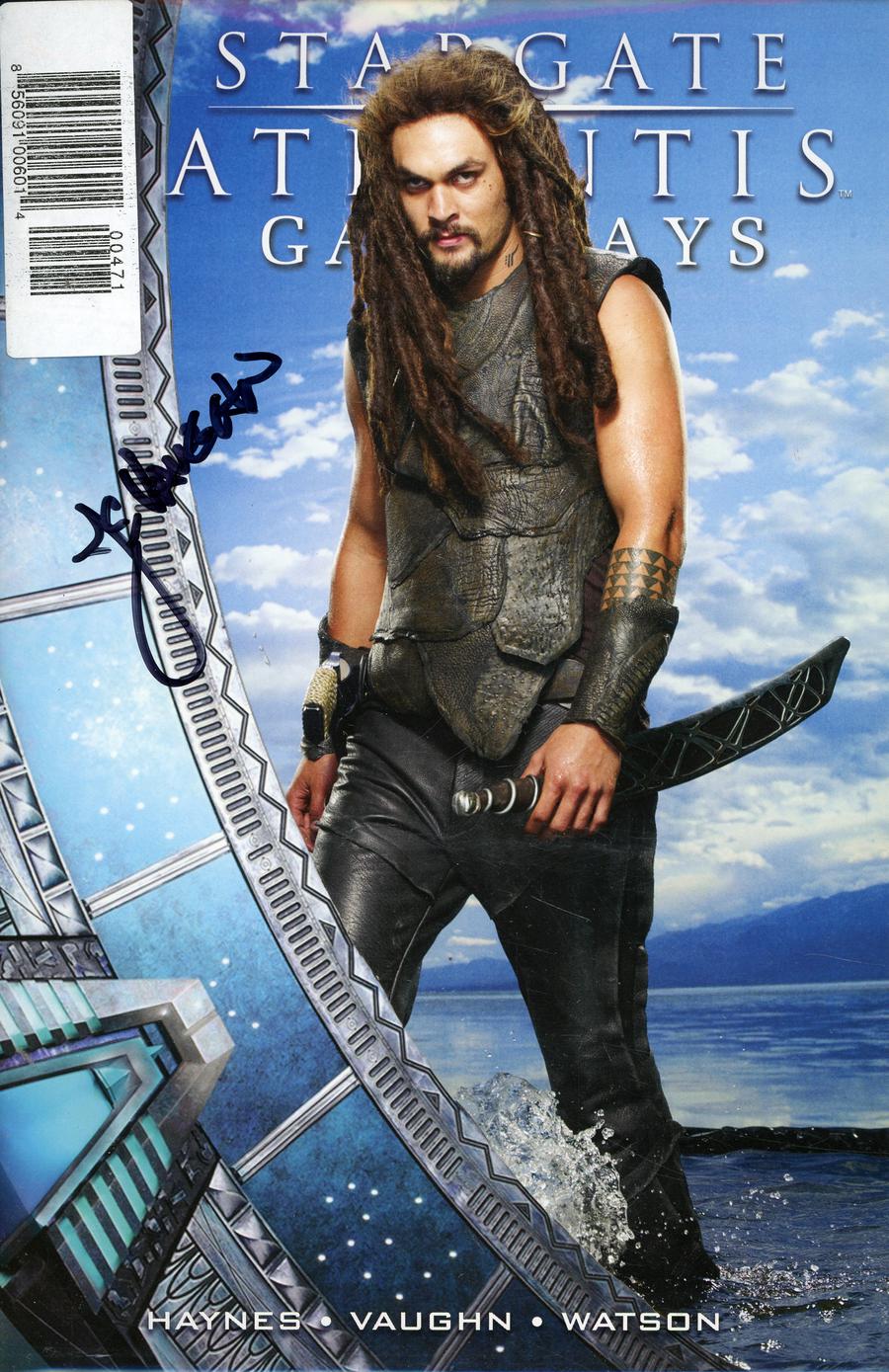 Stargate Atlantis Gateways #1 Cover G Variant Photo Cover Signed By JC Vaughn