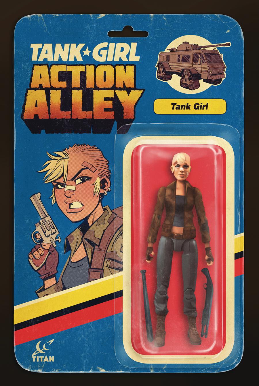 Tank Girl Vol 3 #1 Action Alley Cover B Variant Brett Parson Action Figure Cover