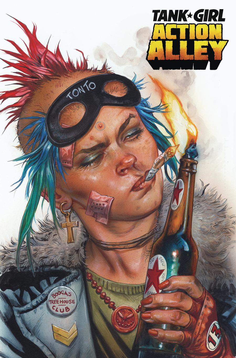 Tank Girl Vol 3 #1 Action Alley Cover C Variant Greg Staples Cover