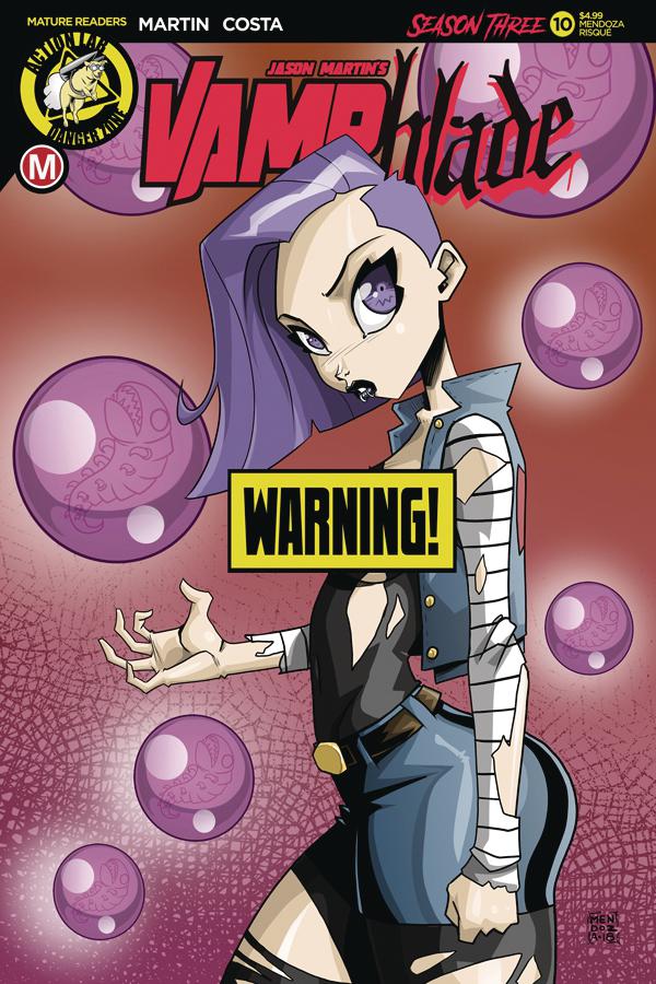 Vampblade Season 3 #10 Cover F Variant Dan Mendoza Risque Cover