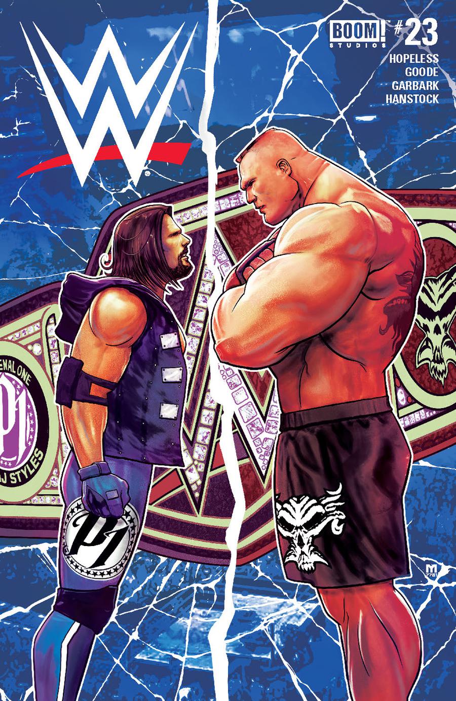 WWE #23 Cover A Regular Dan Mora Cover
