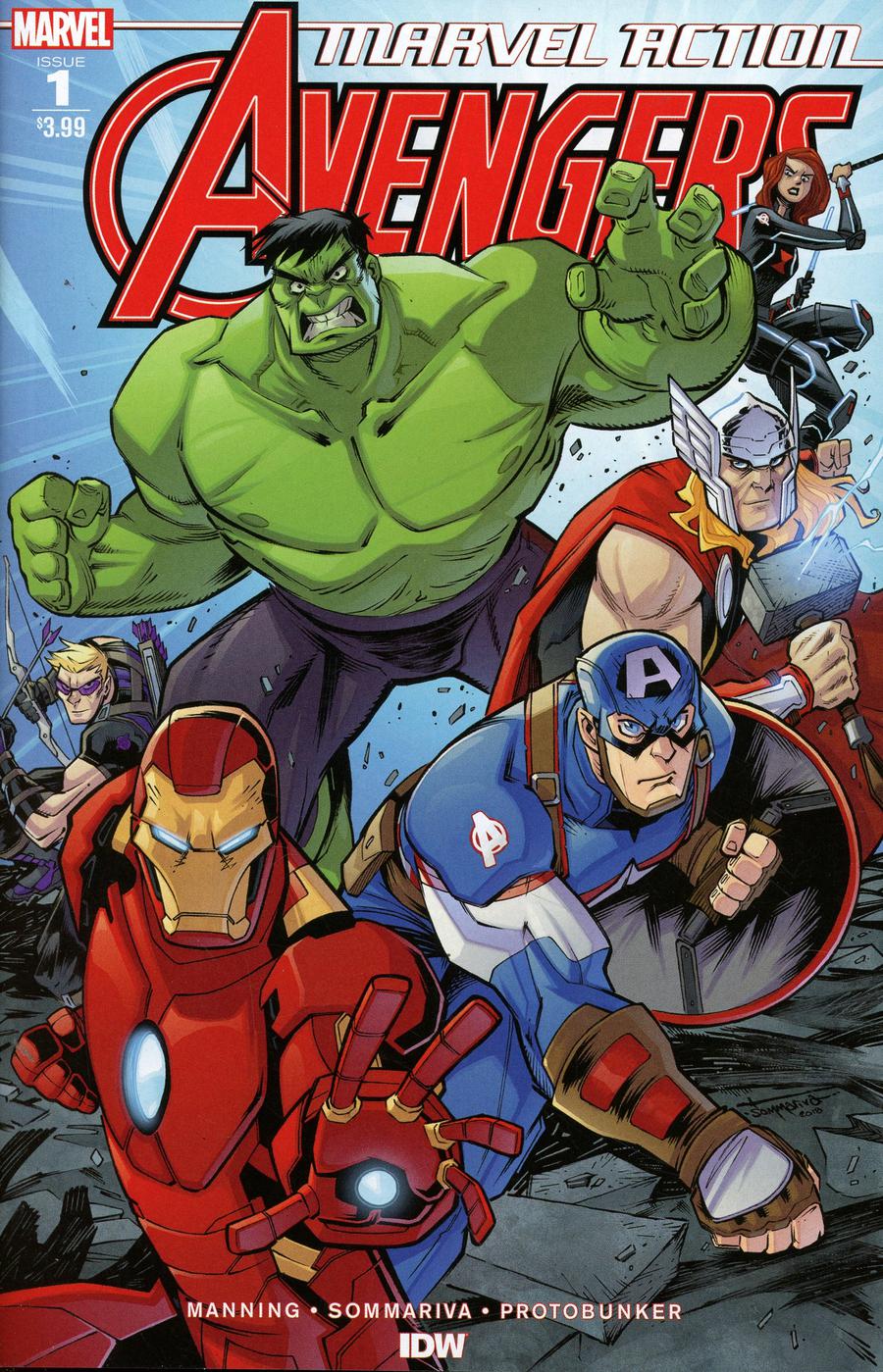 Marvel Action Avengers #1 Cover A Regular Jon Sommariva Cover