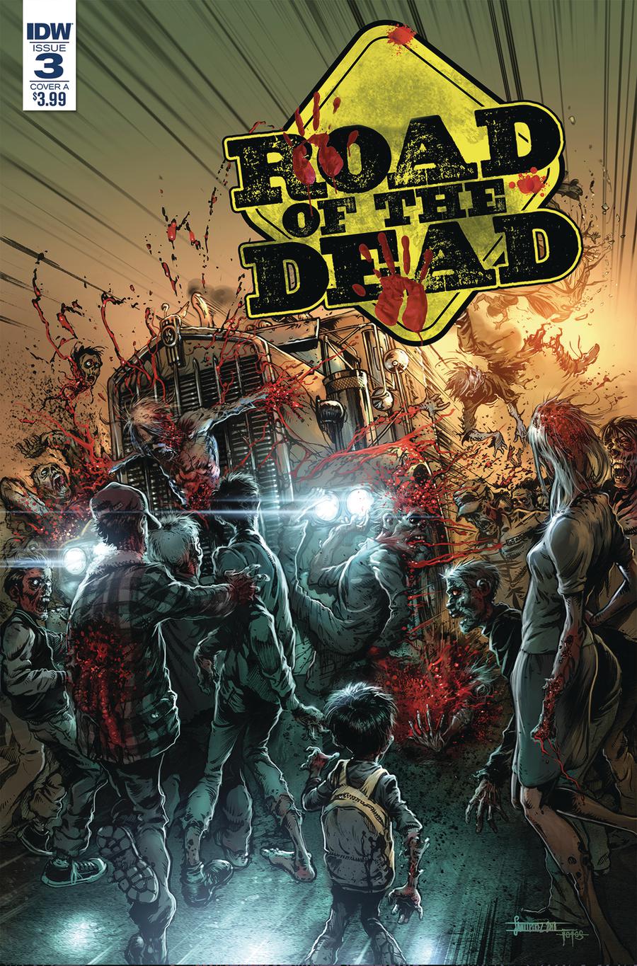 Road Of The Dead Highway To Hell #3 Cover A Regular Santiperez Cover