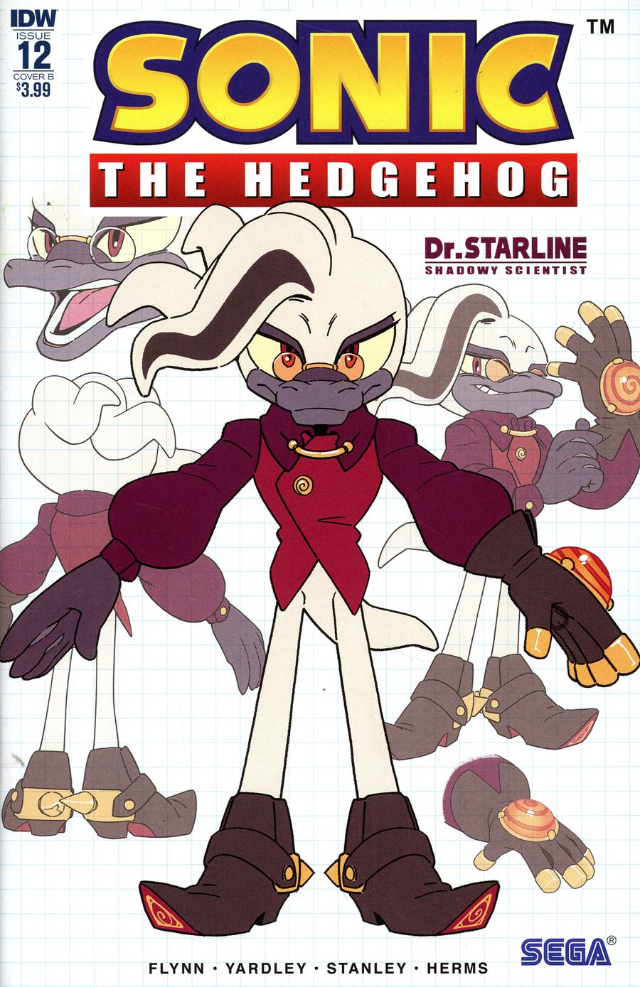 Sonic The Hedgehog Vol 3 #12 Cover B Variant Evan Stanley Cover