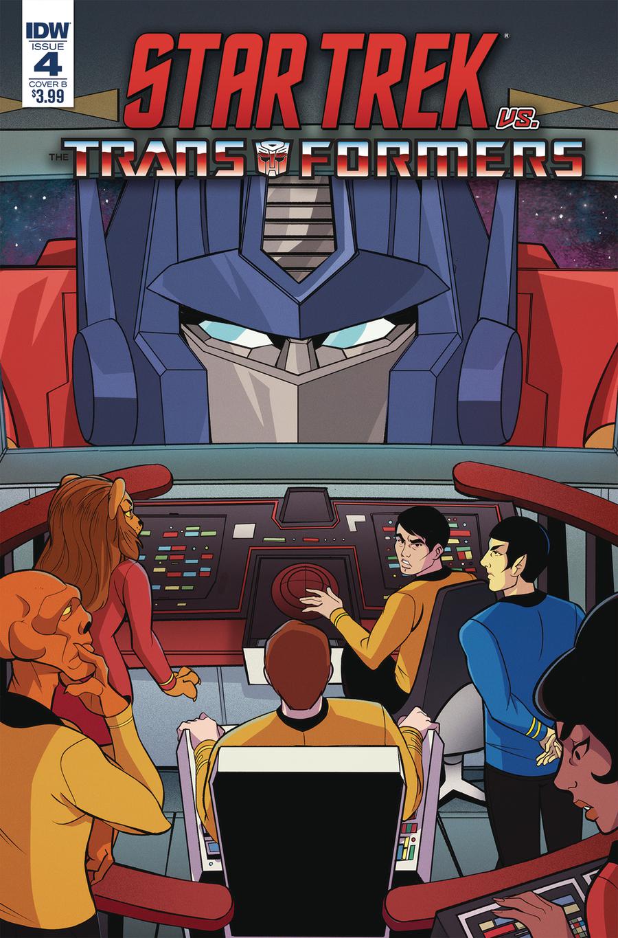 Star Trek vs Transformers #4 Cover B Variant Priscilla Tramontano Cover