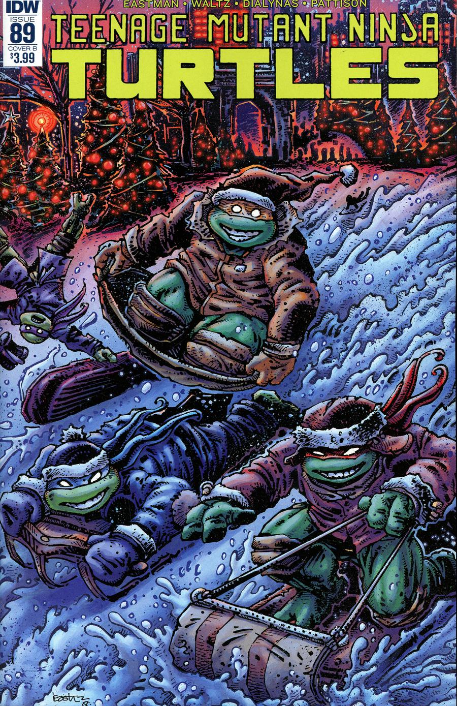 Teenage Mutant Ninja Turtles Vol 5 #89 Cover B Variant Kevin Eastman Cover