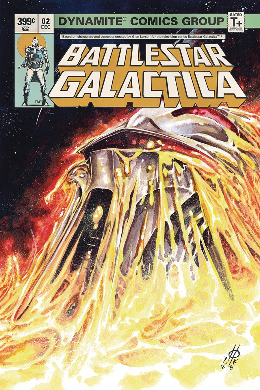Battlestar Galactica Classic #2 Cover A Regular Marco Rudy Cover