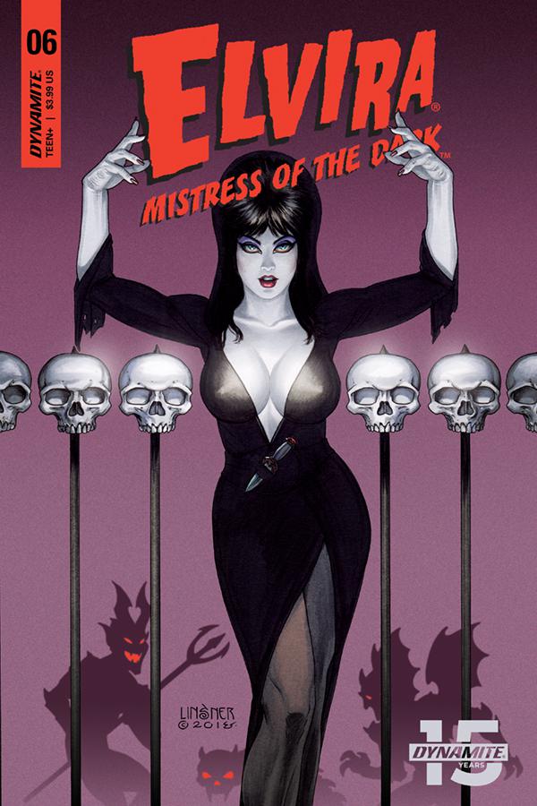 Elvira Mistress Of The Dark Vol 2 #6 Cover A Regular Joseph Michael Linsner Cover