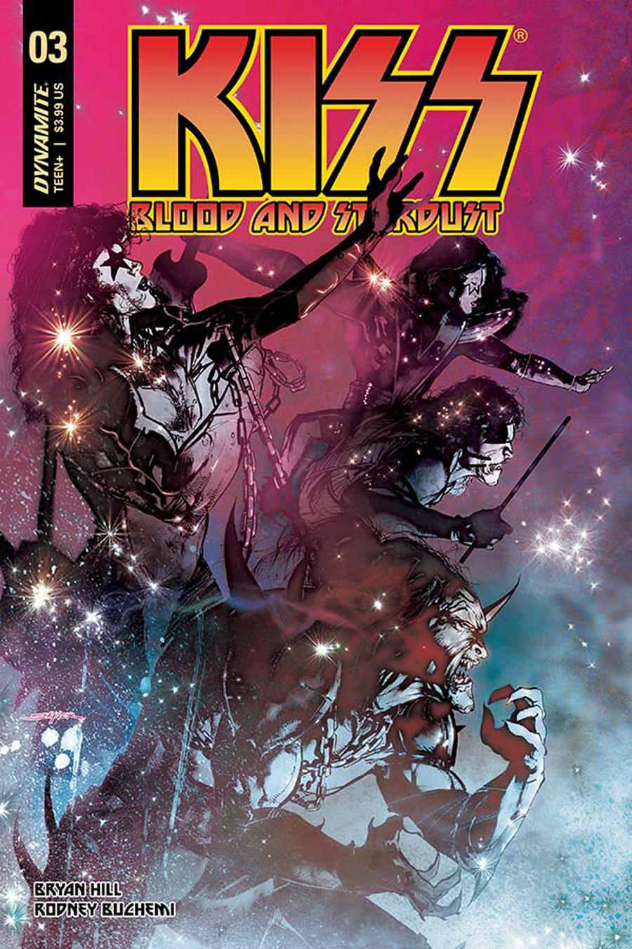 KISS Blood And Stardust #3 Cover A Regular Stuart Sayger Cover