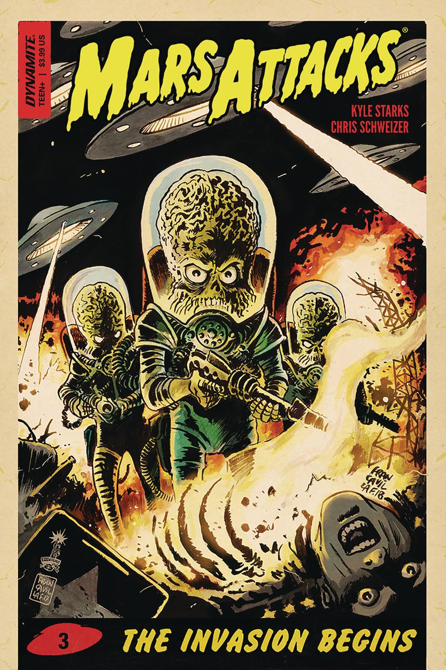 Mars Attacks Vol 4 #3 Cover A Regular Francesco Francavilla Cover