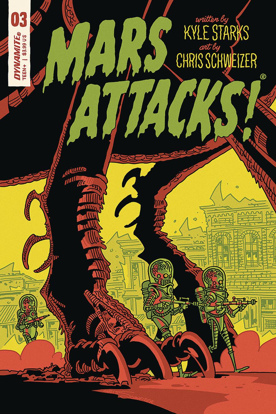 Mars Attacks Vol 4 #3 Cover E Variant Chris Schweizer Subscription Cover