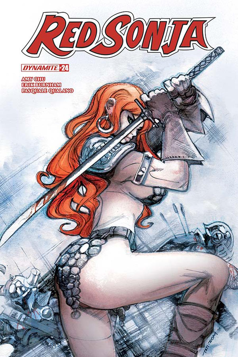 Red Sonja Vol 7 #24 Cover B Variant Moritat Cover