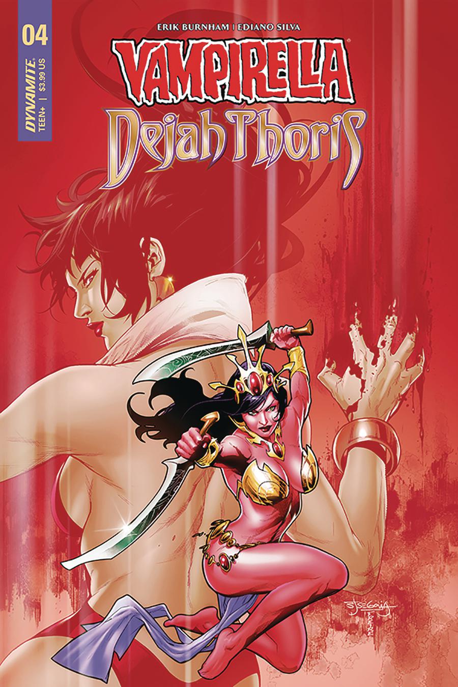 Vampirella Dejah Thoris #4 Cover C Variant Stephen Segovia Cover