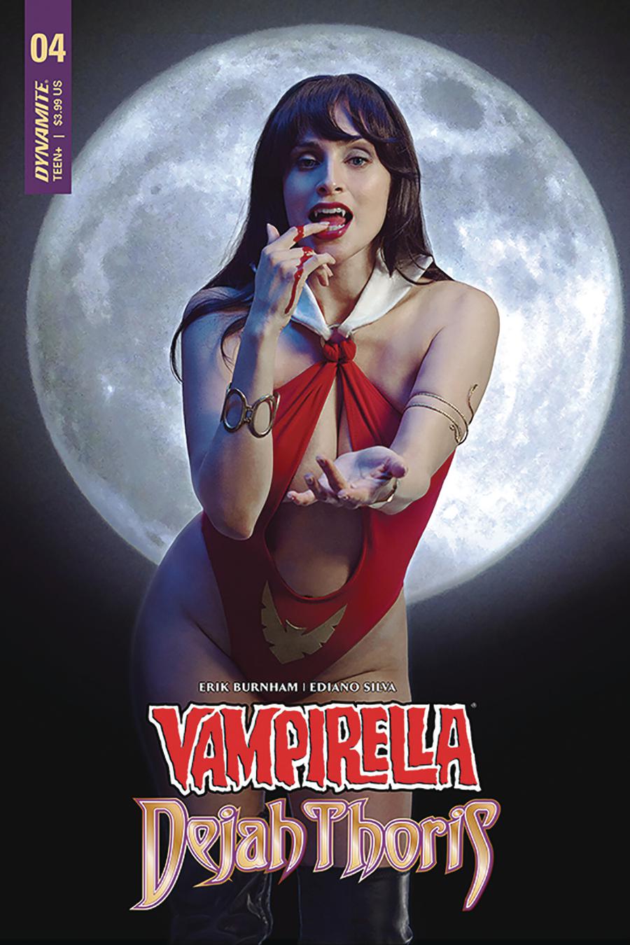 Vampirella Dejah Thoris #4 Cover E Variant Vampirella Cosplay Photo Cover