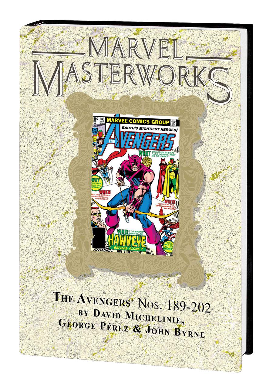 Marvel Masterworks Avengers Vol 19 HC Variant Dust Jacket
