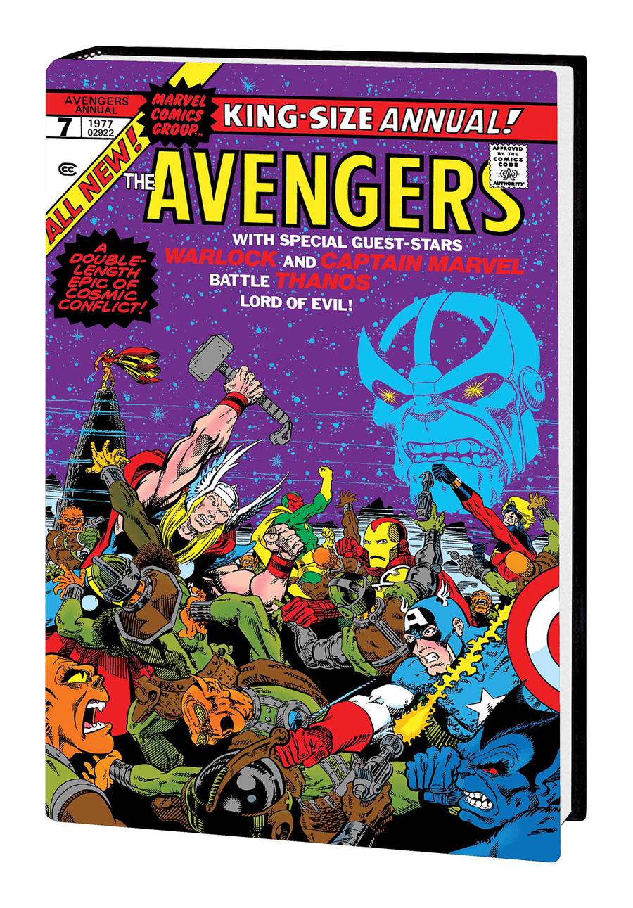 Thanos Wars Infinity Origin Omnibus HC Direct Market Jim Starlin Variant Cover