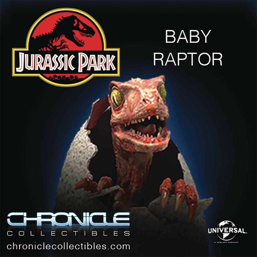Chronicle Jurassic Park Raptor Hatchling 1/1 Scale Statue